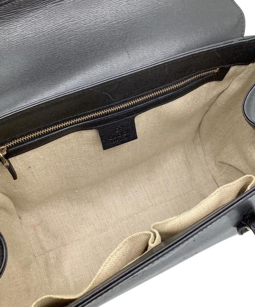 GUCCI（グッチ）GUCCI (グッチ) バンブーハンドバッグ ブラックの古着・服飾アイテム