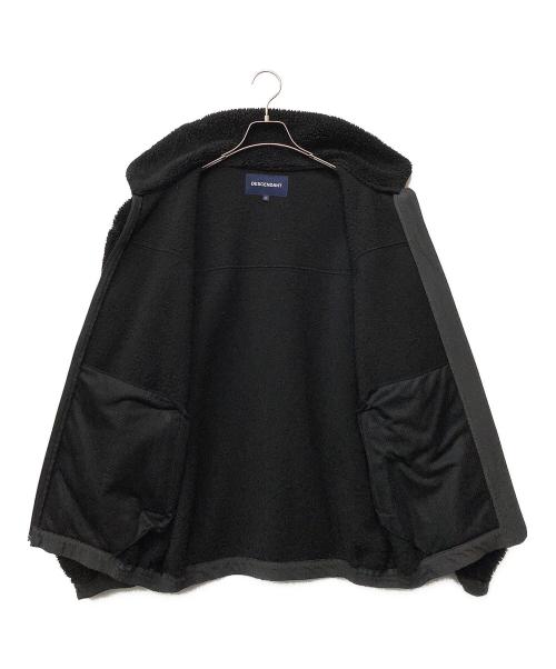 DESCENDANT（ディセンダント）DESCENDANT (ディセンダント) MANCHOT FLEECE JACKET ブラック サイズ:2の古着・服飾アイテム