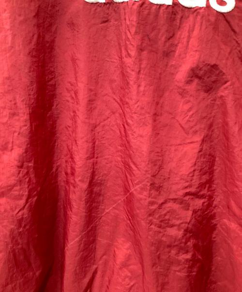 adidas（アディダス）adidas (アディダス) ナイロンカットソー レッド サイズ:XXLの古着・服飾アイテム