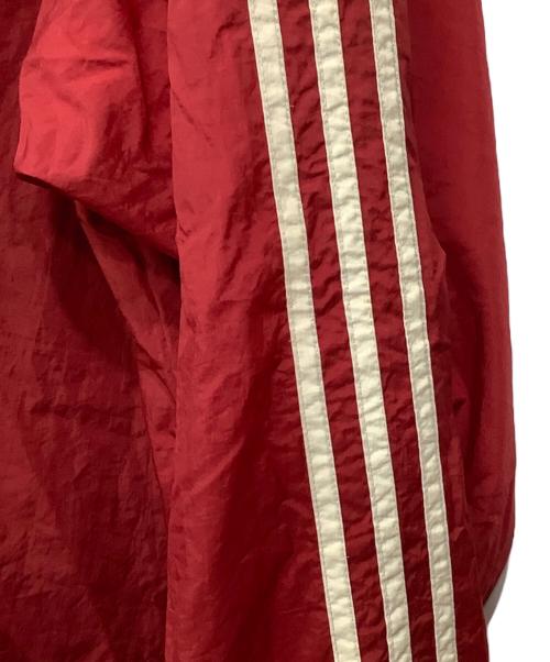 adidas（アディダス）adidas (アディダス) ナイロンカットソー レッド サイズ:XXLの古着・服飾アイテム