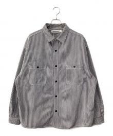 SandWaterr（サンドウォーター）の古着「ワークシャツ」｜ネイビー