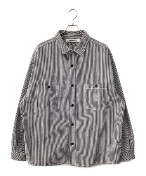 SandWaterr（サンドウォーター）SANDWATERR (サンドウォーター) ワークシャツ ネイビー サイズ:2の古着・服飾アイテム