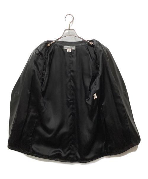 Yves Saint Laurent（イヴサンローラン）Yves Saint Laurent (イヴサンローラン) レザージャケット ブラック サイズ:36の古着・服飾アイテム