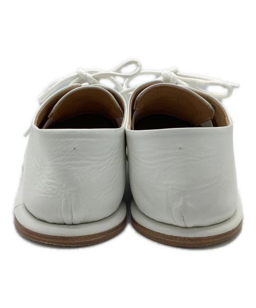 beautiful people（ビューティフルピープル）beautiful people (ビューティフルピープル) slipper plain toe leather shoes ホワイト サイズ:5の古着・服飾アイテム