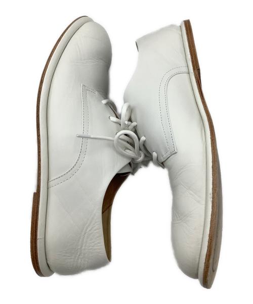 beautiful people（ビューティフルピープル）beautiful people (ビューティフルピープル) slipper plain toe leather shoes ホワイト サイズ:5の古着・服飾アイテム