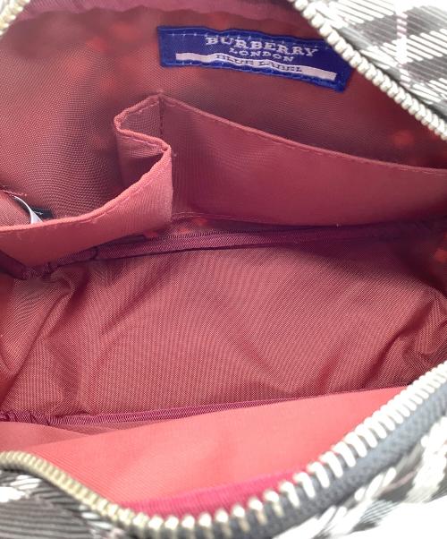 BURBERRY BLUE LABEL（バーバリー ブルー レーベル）BURBERRY BLUE LABEL (バーバリーロンドンブルーレーベル) ショルダーバッグ ブラウンの古着・服飾アイテム