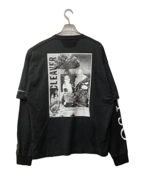 FORSOMEONE（フォーサムワン）FORSOMEONE (フォーサムワン) 河村康輔 プリントTシャツ ブラック サイズ:46の古着・服飾アイテム