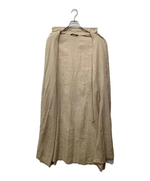 YACCO MARICARD（ヤッコマリカルド）YACCO MARICARD (ヤッコマリカルド) リネンシャツワンピース ベージュ サイズ:Nの古着・服飾アイテム