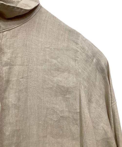 YACCO MARICARD（ヤッコマリカルド）YACCO MARICARD (ヤッコマリカルド) リネンシャツワンピース ベージュ サイズ:Nの古着・服飾アイテム