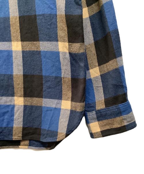 SUGAR CANE（シュガーケーン）SUGAR CANE (シュガーケーン) TWILL CHECK WORK SHIRT ブルー×ベージュ サイズ:Lの古着・服飾アイテム