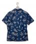 RALPH LAUREN (ラルフローレン) DOUBLE RL (ダブルアールエル) アロハシャツ ブルー サイズ:M：20000円