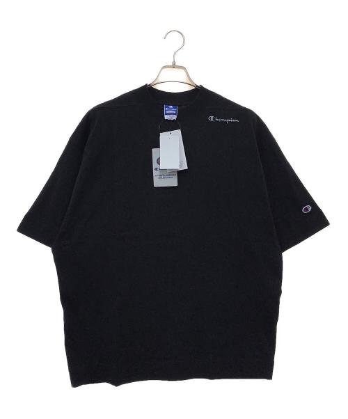 N.HOOLYWOOD（エヌ ハリウッド）N.HOOLYWOOD (エヌ ハリウッド) Champion (チャンピオン) Tシャツ ブラック サイズ:M 未使用品の古着・服飾アイテム