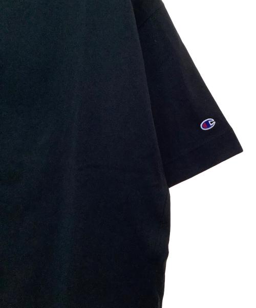 N.HOOLYWOOD（エヌ ハリウッド）N.HOOLYWOOD (エヌ ハリウッド) Champion (チャンピオン) Tシャツ ブラック サイズ:M 未使用品の古着・服飾アイテム