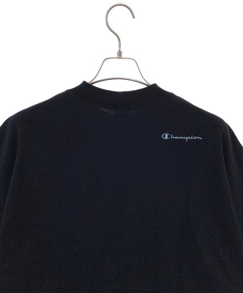 N.HOOLYWOOD（エヌ ハリウッド）N.HOOLYWOOD (エヌ ハリウッド) Champion (チャンピオン) Tシャツ ブラック サイズ:M 未使用品の古着・服飾アイテム