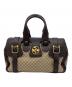 GUCCI（グッチ）の古着「ボストンバッグ」｜ブラウン×ベージュ