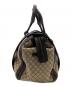 GUCCI (グッチ) ボストンバッグ ブラウン×ベージュ：30000円