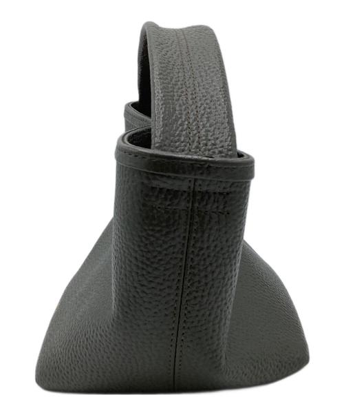 ch!iiibag（チーバック）ch!iiibag (チーバック) レザーバスケット カーキの古着・服飾アイテム