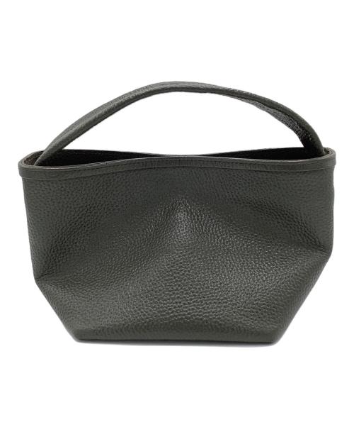 ch!iiibag（チーバック）ch!iiibag (チーバック) レザーバスケット カーキの古着・服飾アイテム