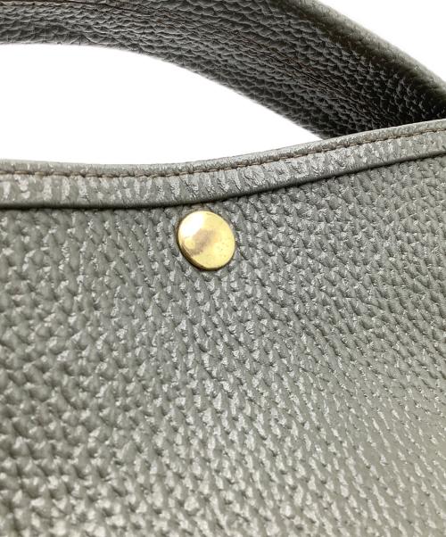 ch!iiibag（チーバック）ch!iiibag (チーバック) レザーバスケット カーキの古着・服飾アイテム