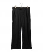 JOURNAL STANDARD HOMESTEADジャーナルスタンダード ホームステッド）の古着「W 2TUCK SLACKS」｜ブラック