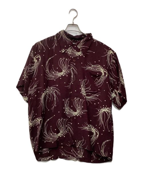 Sun Surf（サンサーフ）Sun Surf (サンサーフ) アロハシャツ ワインレッド サイズ:XLの古着・服飾アイテム