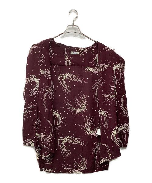 Sun Surf（サンサーフ）Sun Surf (サンサーフ) アロハシャツ ワインレッド サイズ:XLの古着・服飾アイテム