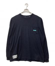 DESCENDANT（ディセンダント）の古着「HORIZON ORGANIC COTTON CROP LS」｜ネイビー
