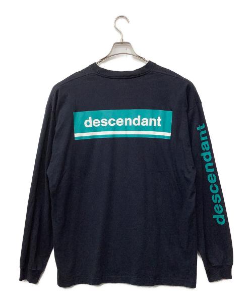 DESCENDANT（ディセンダント）DESCENDANT (ディセンダント) HORIZON ORGANIC COTTON CROP LS ネイビー サイズ:3の古着・服飾アイテム
