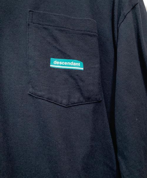 DESCENDANT（ディセンダント）DESCENDANT (ディセンダント) HORIZON ORGANIC COTTON CROP LS ネイビー サイズ:3の古着・服飾アイテム