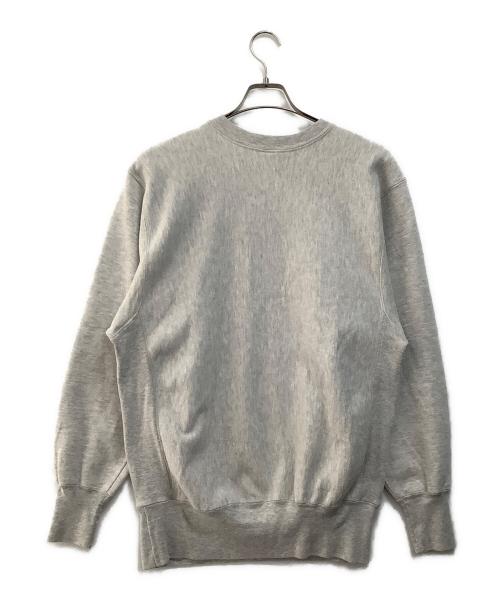 Champion REVERSE WEAVE（チャンピオン リバース ウィーブ）Champion REVERSE WEAVE (チャンピオン リバース ウィーブ) ロゴクルーネックスウェット グレー サイズ:XLの古着・服飾アイテム