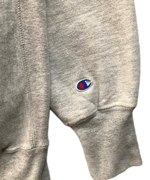 Champion REVERSE WEAVE（チャンピオン リバース ウィーブ）Champion REVERSE WEAVE (チャンピオン リバース ウィーブ) ロゴクルーネックスウェット グレー サイズ:XLの古着・服飾アイテム
