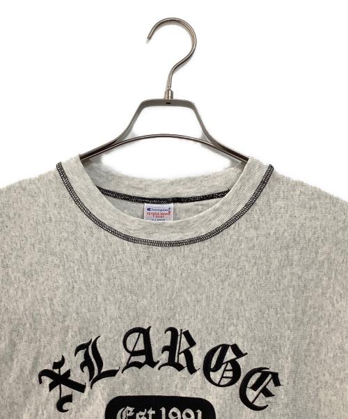 Champion REVERSE WEAVE（チャンピオン リバース ウィーブ）Champion REVERSE WEAVE (チャンピオン リバース ウィーブ) X-LARGE (エクストララージ) STICHED S/S TEE グレー サイズ:XLの古着・服飾アイテム