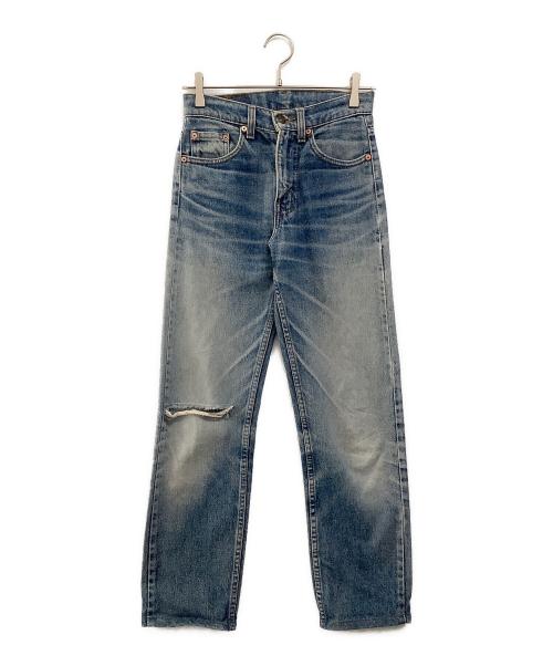 LEVI'S（リーバイス）LEVI'S (リーバイス) 505　ストレートデニムパンツ ブルー サイズ:W27の古着・服飾アイテム