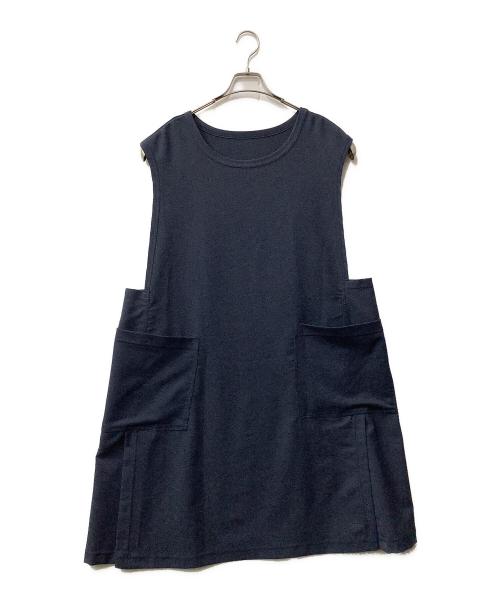 Y's for living（ワイズフォーリビング）Y'S for living (ワイズフォーリビング) ノースリーブワンピース ネイビー サイズ:FREEの古着・服飾アイテム
