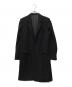 JOHN LAWRENCE SULLIVAN（ジョン ローレンス サリバン）の古着「MELTON CHESTERFIELD COAT」｜ブラック