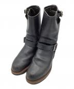 RED WINGレッドウィング）の古着「エンジニアブーツ」｜ブラック