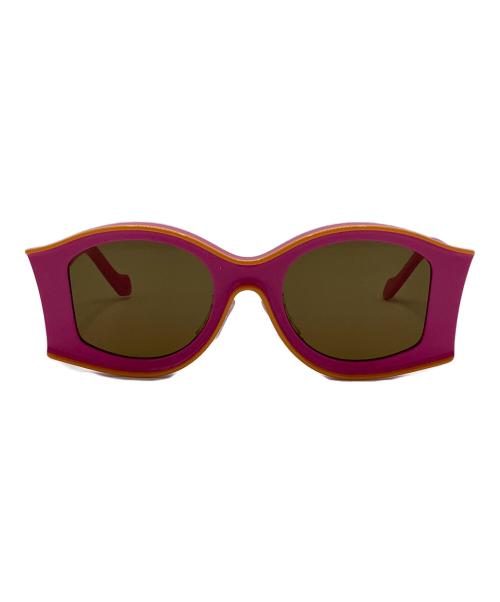 LOEWE（ロエベ）LOEWE (ロエベ) Paula's Ibiza (パウラズ・イビザ) サングラス ピンク×オレンジの古着・服飾アイテム