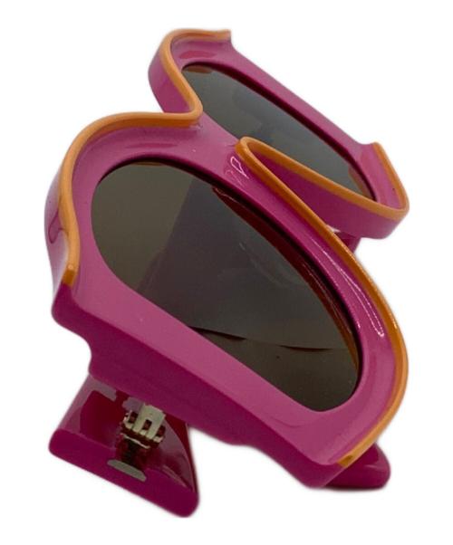 LOEWE（ロエベ）LOEWE (ロエベ) Paula's Ibiza (パウラズ・イビザ) サングラス ピンク×オレンジの古着・服飾アイテム