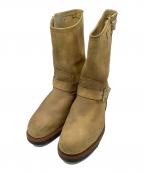 RED WINGレッドウィング）の古着「ホーソーン アビレーン ラフアウト ENGINEER BOOTS」｜ベージュ