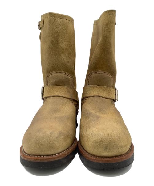 RED WING（レッドウィング）RED WING (レッドウィング) ホーソーン アビレーン ラフアウト ENGINEER BOOTS ベージュ サイズ:USA 10.5の古着・服飾アイテム