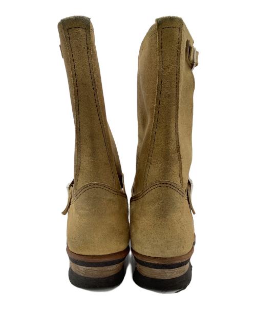 RED WING（レッドウィング）RED WING (レッドウィング) ホーソーン アビレーン ラフアウト ENGINEER BOOTS ベージュ サイズ:USA 10.5の古着・服飾アイテム