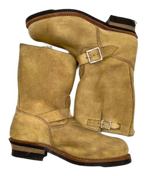 RED WING（レッドウィング）RED WING (レッドウィング) ホーソーン アビレーン ラフアウト ENGINEER BOOTS ベージュ サイズ:USA 10.5の古着・服飾アイテム