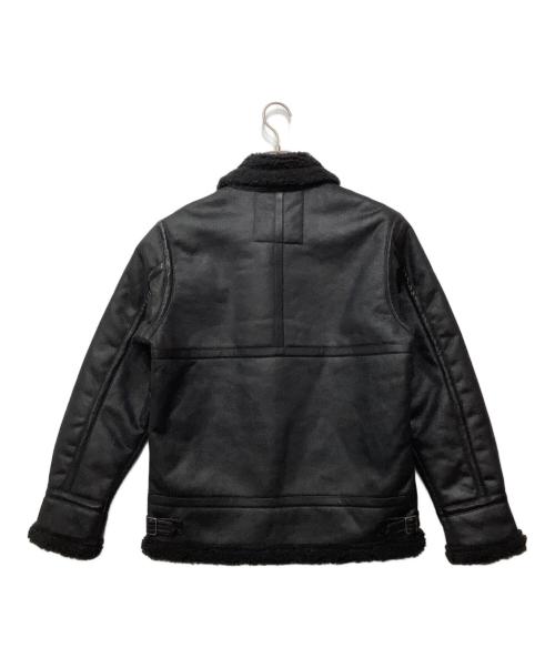 ALPHA INDUSTRIES（アルファインダストリーズ）ALPHA INDUSTRIES (アルファインダストリーズ) nano・universe (ナノ・ユニバース) 別注B-3ジャケット ブラック サイズ:Mの古着・服飾アイテム