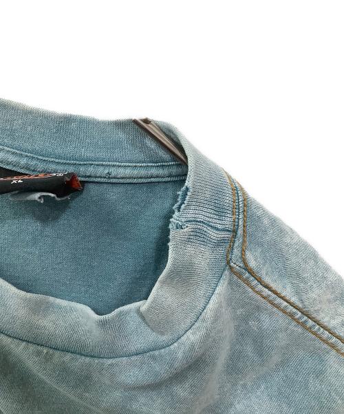 HARLEY-DAVIDSON（ハーレーダビッドソン）HARLEY-DAVIDSON (ハーレーダビッドソン) SKAGWAY ALASKATシャツ スカイブルー サイズ:XLの古着・服飾アイテム