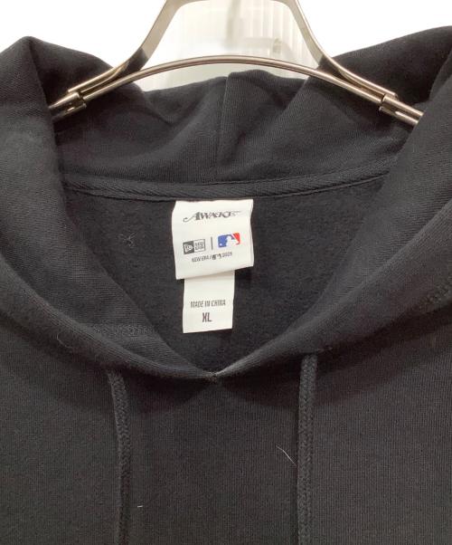 New Era（ニューエラ）New Era (ニューエラ) AWAKE (アウェイク) プルオーバーパーカー ブラック サイズ:XLの古着・服飾アイテム