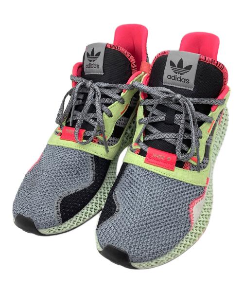 adidas（アディダス）adidas (アディダス) ZX4000 4D　スニーカー グレー サイズ:28cmの古着・服飾アイテム