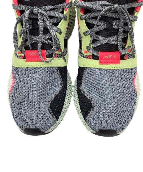 adidas（アディダス）adidas (アディダス) ZX4000 4D　スニーカー グレー サイズ:28cmの古着・服飾アイテム