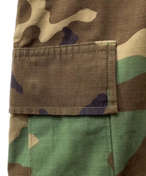 US ARMY（ユーエスアーミー）US ARMY (ユーエスアーミー) ミリタリーカーゴパンツ グリーン×カーキ サイズ:Lの古着・服飾アイテム