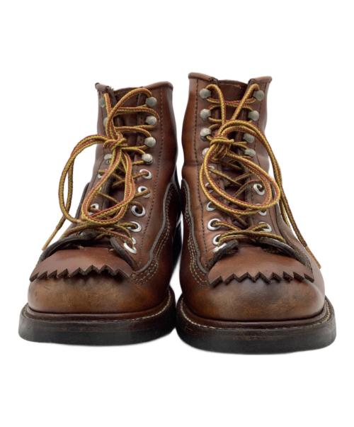 LONE WOLF BOOTS（ロンウルフブーツ）LONE WOLF BOOTS (ロンウルフブーツ) カーペンターブーツ ブラウン サイズ:7　1/2の古着・服飾アイテム