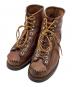 LONE WOLF BOOTS（ロンウルフブーツ）の古着「カーペンターブーツ」｜ブラウン